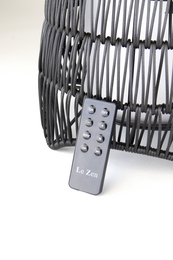 Le Zen Enzy Black - vinkøler med højttaler og LED-lys
