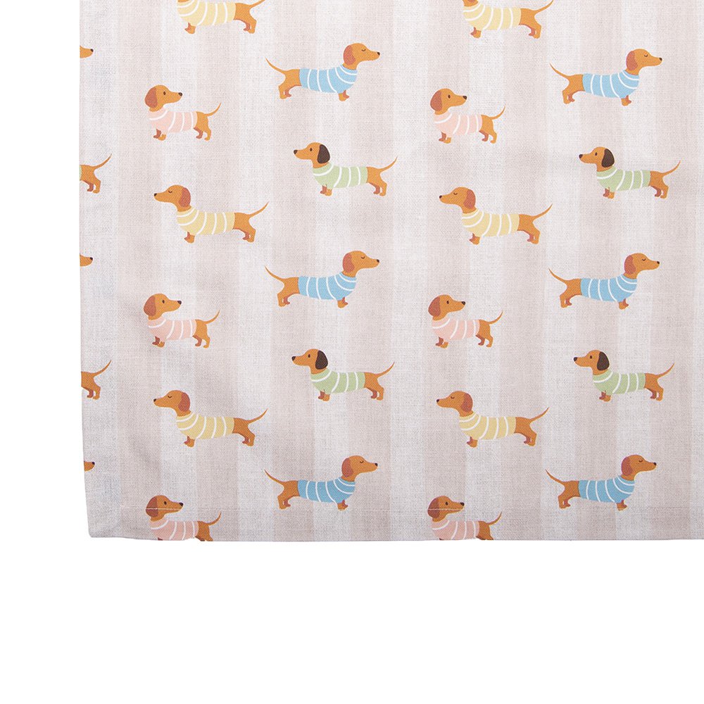 Tafelkleed 100x100 cm Beige Katoen