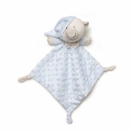 3 STUKS SET (PLUSJE SPEELGOED+DEKEN+DOUDOU) - BLAUW