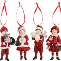 HANGER NOSTALGISCHE KINDEREN SET VAN 4 STUKS (HOFF6081)