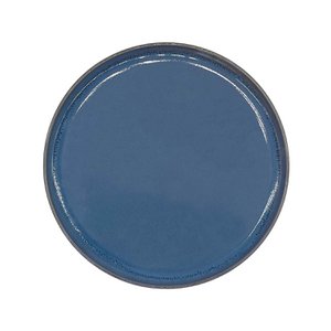 Stoneware Teller klein, 22,4cm, blau