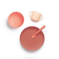 Silicone Baby Meal Set - Coral