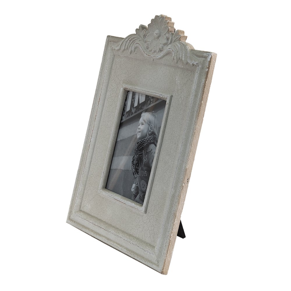 Fotolijst 13x17 cm Beige MDF Bloemen Fotokader