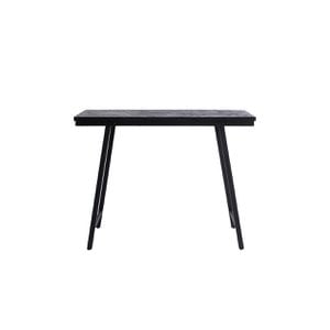 Der Herringbone-Hochtisch – Schwarz – 140 cm