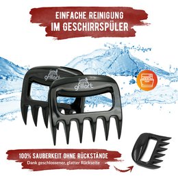 Griffes de porc effilochées grillart® Premium - Lot de 2