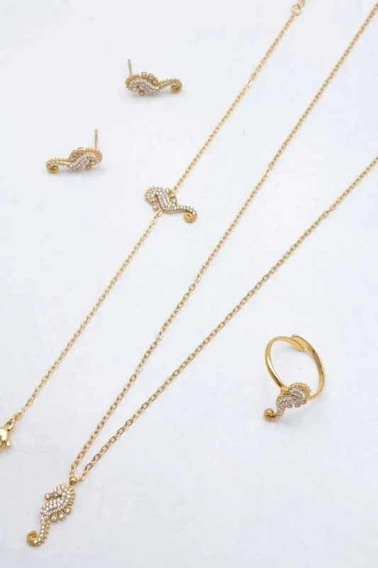 Parure de bijoux en acier inoxydable