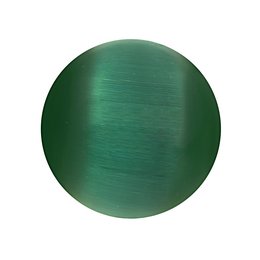 Elegant green pendant with a smooth, brushed metallic finish. Suitable for casual or formal wear.