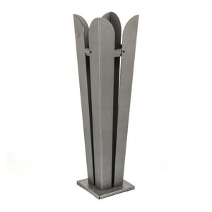 Fuji-vlam vuurkorf, 30 x 30 x 120 cm, weerbestendig staal