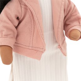 Soft toy, Sweet sisters - Tina in a Pink Jacket + bonus accessories set (35cm)