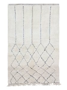 Berber rug Beni Ouarain pure wool 157 x 265 cm