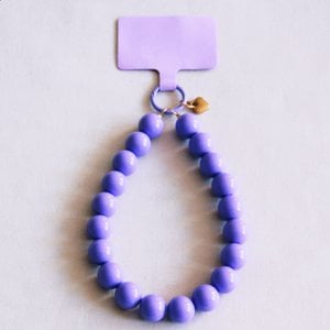 Phone cord beads XXL - lilac