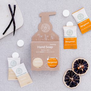 Refill set hand soap tablets - Bergamot & Vanilla