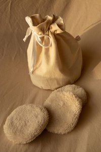 Wiederverwendbare Wattepads - Weiß