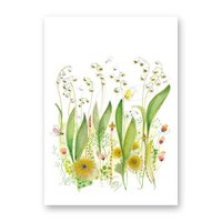 Dubbele kaart met env. Lily of the field