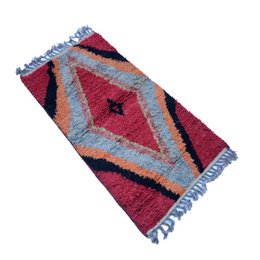 Tapis Moelleux Berbère Cornell Rouge