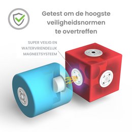 Blockaroo Robot Box - 10 stykker - Blødt magnetisk legetøj