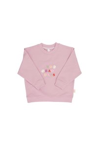 No Bad Days Besticktes Sweatshirt - Lila Rosa