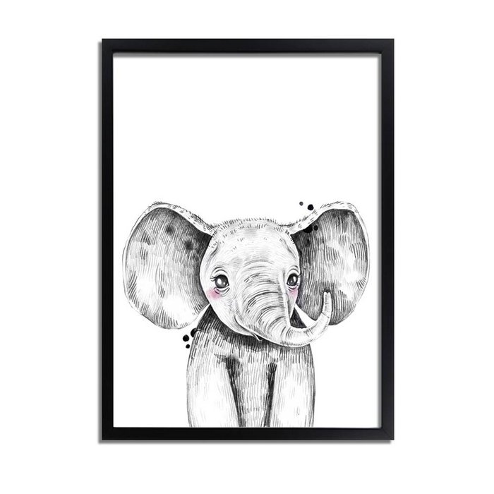 Olifant Kinderkamerposter