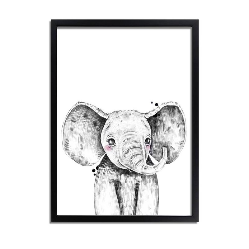 Elefant børnehave plakat