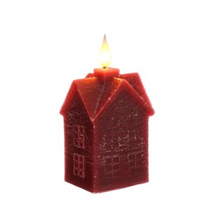 LED Wachshaus L.6,3 W.5 H.12 cm Kirsche