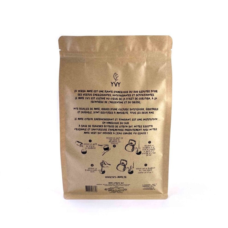 Organic Lemon Mate - Eco refill 500g mate