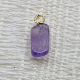 Ciondolo in pietra preziosa trapezoidale