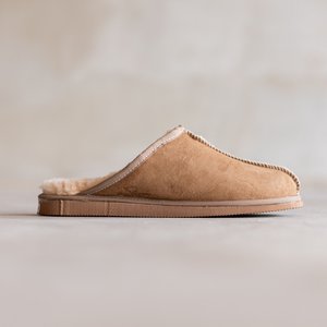 Men's Slipper - Slip-On (Camel)