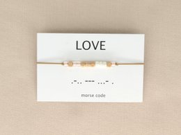 Morsecode armband love (zilver,rosé goud,goud)