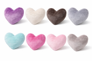 Hartkussen »Cuddly kussen 45 x 45 cm» Zacht hartkussen »Decoratieve kussens» Decoratieve kussens gemaakt van synthetische vacht