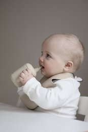 Sippy Cup in silicone - Beige ostrica