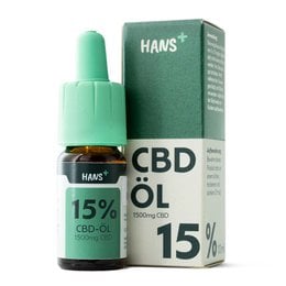 Premium CBD oil 15% from organic hemp in Germany. Contains 15% CBD extract from high-quality organic hemp grown in Germany.