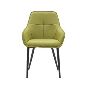 Fauteuil, groen linnen