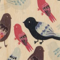 wooden bookmarks Mp.nature birds