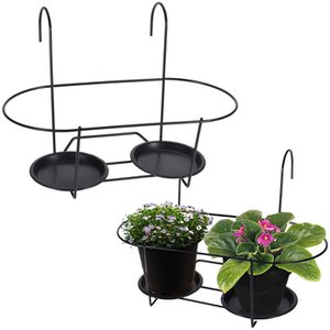 Blumentopfhalter doppelt aus Metall 39x28x26cm