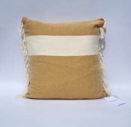 Beachie Cannes Geel 50 x 50 cm Kussenhoes zonder vulling