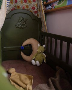 Wollunterlage / Unterdecke für Bett – Kamelwolle / Merinowolle – 60x120cm – Braun