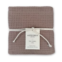  A set of gray and white striped dish cloths, made of cotton, with a simple and minimalist design.