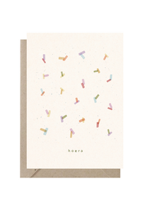 Ansichtkaart | Confetti