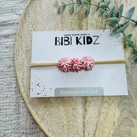 Hairband Flowers Pink
