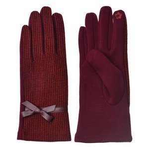 Gloves 8x24 cm red