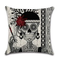 Cushion cover Halloween - Skull Miss