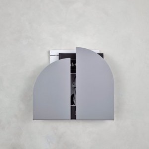 Wandzeitungshalter BAUHAUS, weiß, schwarz, grau, beige