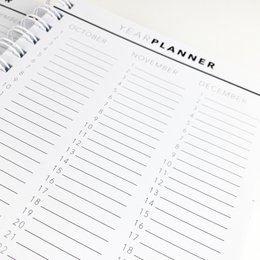 Plan Your Work A5 Planner - Pink