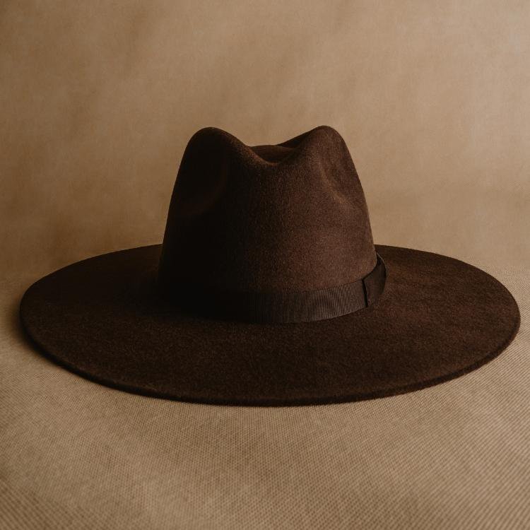 Tlaquepaque · Brown fedora felt hat