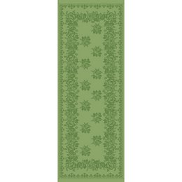 Lniany bieżnik Tradition - zielony