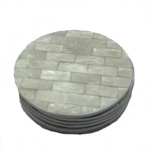 Set onderzetters shell rond