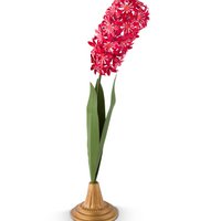 Deco Flower Metal Pink 48cm