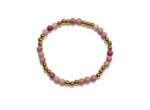 Kinderarmband (16 cm) 4 mm (Rhodochrosiet)