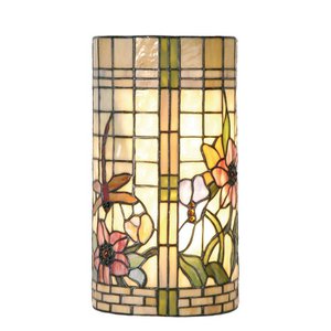 Wandlamp Tiffany 20x11x36 cm Beige Groen Metaal Muurlamp