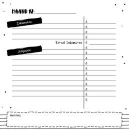 Udfyld bog SilliBeads - My Budget Planner - Hardcover Wire-o (SORT/HVID RANGE)